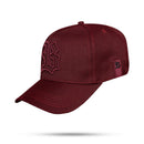 Boné Snapback Basic Vinho Logo Contour