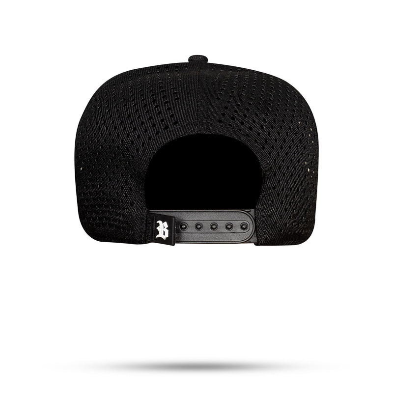 Boné Snapback New Trucker Laser Black Aba Couro