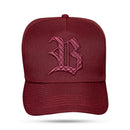 Boné Snapback Vinho Locked