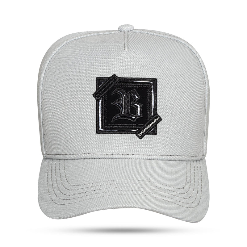 Boné Snapback Cinza Zig Zag