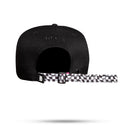 Boné Strapback Preto Logo Pink Effect