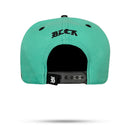 Boné Snapback Verde Água Iconic