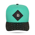 Boné Snapback Verde Água Iconic