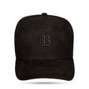 Boné Snapback Suede Basic All Black