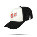 Boné Snapback Preto Trucker Laser Off White USA