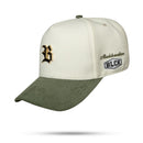 Boné Strapback Off White Absolute Gold Aba Cotelê Verde