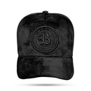 Boné Snapback Preto Veludo Follow