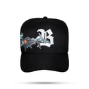 Boné Kids Snapback Preto Fish