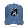 Boné Snapback Follow Suede Azul Denim