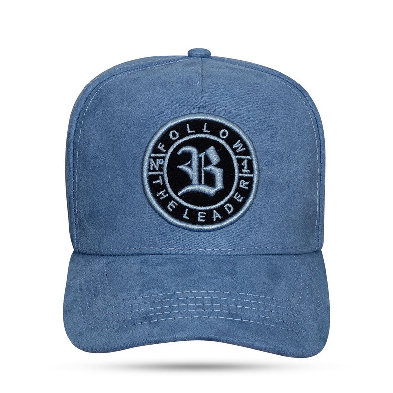 Boné Snapback Follow Suede Azul Denim