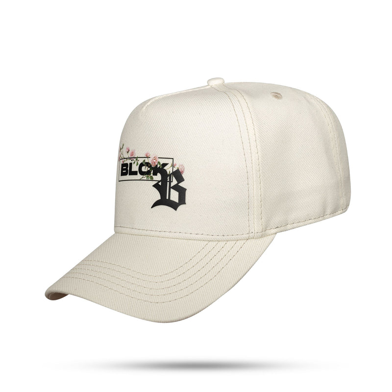 Boné Snapback Off White Flowers Shadow Rose