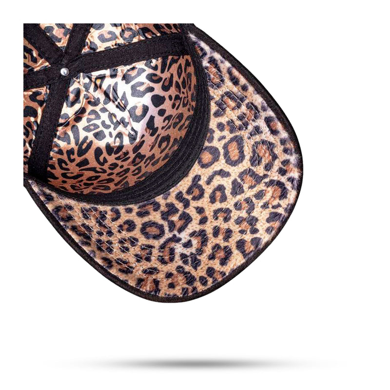 Boné Snapback Animal Print Preto