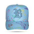 Boné Snapback Azul Claro Watercolor