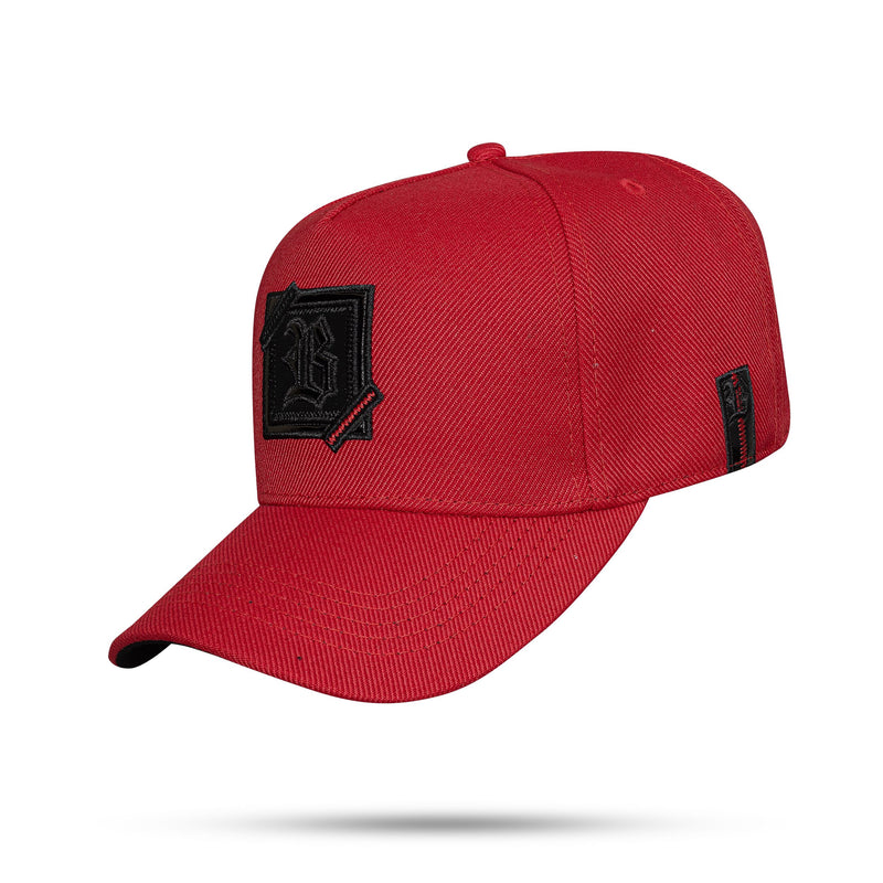 Boné Snapback Vermelho Zig Zag