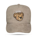 Boné Snapback Suede Cinza Cap Bear