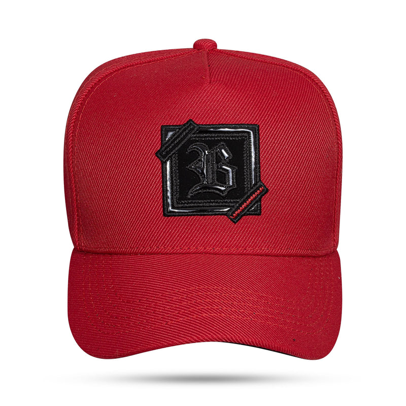 Boné Snapback Vermelho Zig Zag