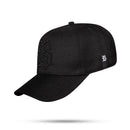 Boné Snapback Basic All Black Logo Contour