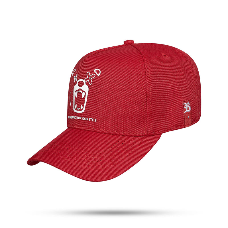 Boné Snapback Vermelho Bear Diamond
