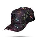 Boné Snapback All Black Watercolor