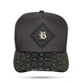 Boné Snapback Cinza Grafitte Iconic