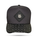 Boné Snapback Cinza Grafitte Iconic