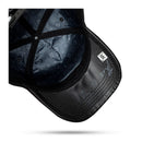 Boné Snapback Suede Preto Unique Metal Silver