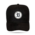 Boné Snapback Suede Preto Unique Metal Silver