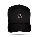 Boné Snapback Preto Logo B Chumbo
