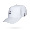 Boné Snapback Branco Logo B Chumbo