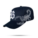 Boné Snapback Azul Marinho Scorpion