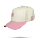 Boné Snapback Off White Basic Rosa Claro