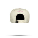 Boné Kids Snapback Off White Basic Rosa Claro