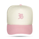 Boné Snapback Off White Basic Rosa Claro