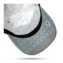 Boné Snapback Cinza Zero One Contorno Azul