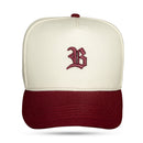 Boné Snapback Off White Basic Vinho