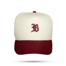 Boné Kids Snapback Off White Basic Vinho