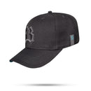 Boné Snapback Cinza Grafite Contra Aba Blue Sky