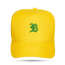 Boné Snapback Basic Amarelo Logo Verde 🇧🇷