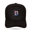 Boné Snapback Preto Suede USA