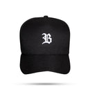 Boné Kids Snapback Basic Preto Logo Branco