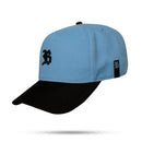 Boné Snapback Azul Claro Logo Basic Aba Preta