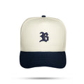 Boné Kids Snapback Off White Basic Azul Marinho