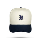 Boné Kids Snapback Off White Basic Azul Marinho