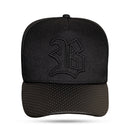 Boné Snapback Aba Perfored All Black