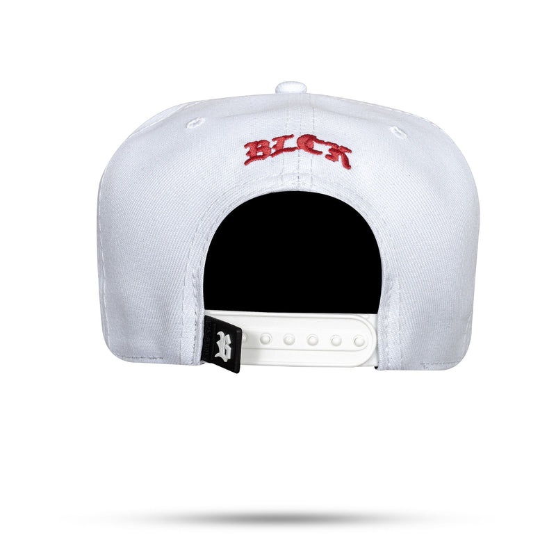 Boné Snapback Branco Splash Flower