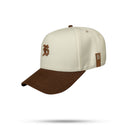 Boné Kids Snapback Off White Basic Marrom Chocolate