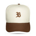 Boné Snapback Off White Basic Marrom Chocolate