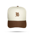 Boné Kids Snapback Off White Basic Marrom Chocolate