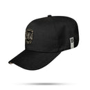 Boné Snapback Preto Shield Zero One Silver