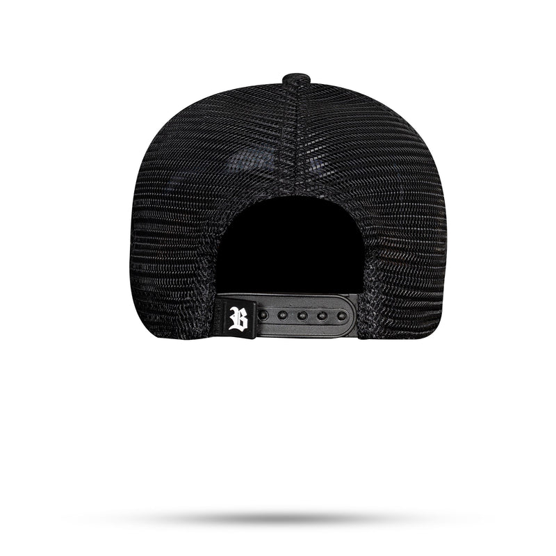 Boné Snapback Trucker Edition Roses Black